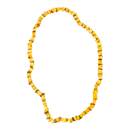 Collier Ambre Baltique Multicolore Baroque à Enfiler 64 cm