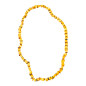 Collier Ambre Baltique Multicolore Baroque à Enfiler 64 cm