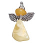 Pendentif Ambre Jaune Ange