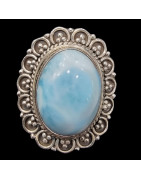 Bague Larimar argent 925 Taille 55