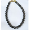 Bracelet Hématite Pierres Rondes 6mm à Fermoir