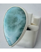 Bague Larimar argent 925 Taille 57
