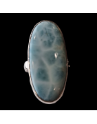 Bague Larimar argent 925 Taille 58
