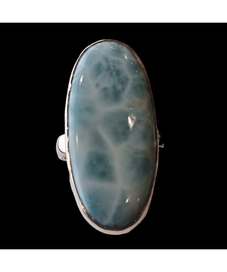 Bague Larimar argent 925 Taille 58