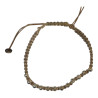 Bracelet Tissus et Billes d'Acier Réglable