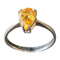 Bague Citrine Argent 925 Taille 58 (s)