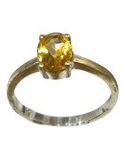Bague Citrine Argent 925