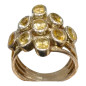 Bague Citrine Naturelle Argent 925 Taille 63