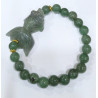 Bracelet Aventurine Verte Pierres Rondes 8mm Poisson