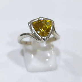 Bague Sphène Argent 925 Taille 54