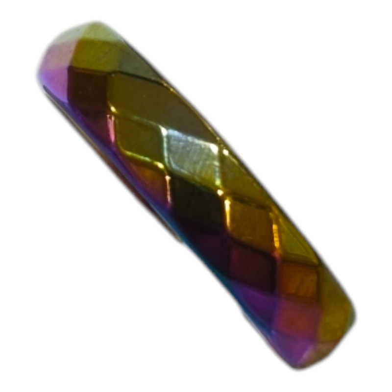 Anneau Bismuth Large Facetté