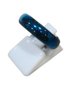 Anneau Bismuth Large Bleu