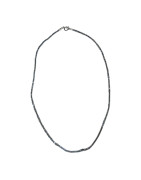 Collier Hématite Petites Pierres Carrées 42 cm