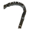 Collier Hématite Petites Pierres Carrées 42 cm