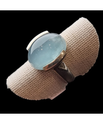 Bague Aigue marine Argent 925 Taille 57