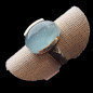 Bague Aigue marine Argent 925 Taille 57