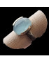 Bague Aigue marine Argent 925 Taille 57