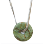 Pendentif Rhyolite Donut avec Chaîne Acier Inox 44