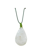 Pendentif Calcédoine avec Cordon Réglable