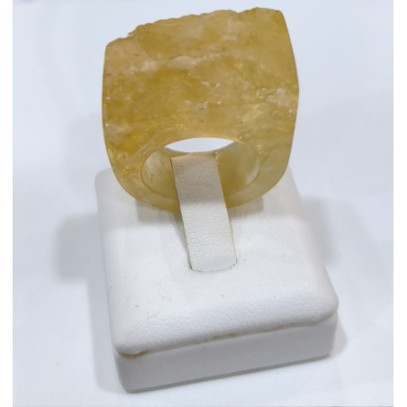 Bague Citrine naturelle Taille 51