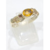 Bague Citrine Argent 925 Taille 57