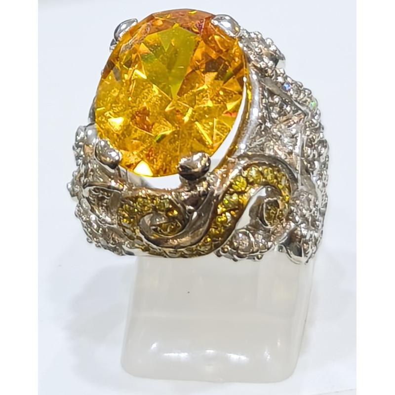 Bague Zirconium Argent 925 Taille 54