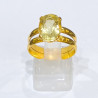 Bague Béryl Héliodore Argent 925 Taille 55