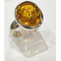 Bague Citrine Argent 925 Taille 51