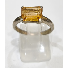 Bague Topaze Impériale Argent 925 (s)