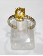 Bague Citrine Argent 925
