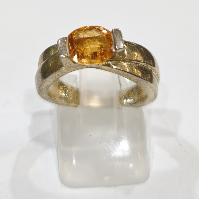 Bague Topaze Impériale Argent 925