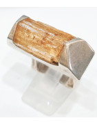 Bague Topaze impériale Argent 925 Taille 52
