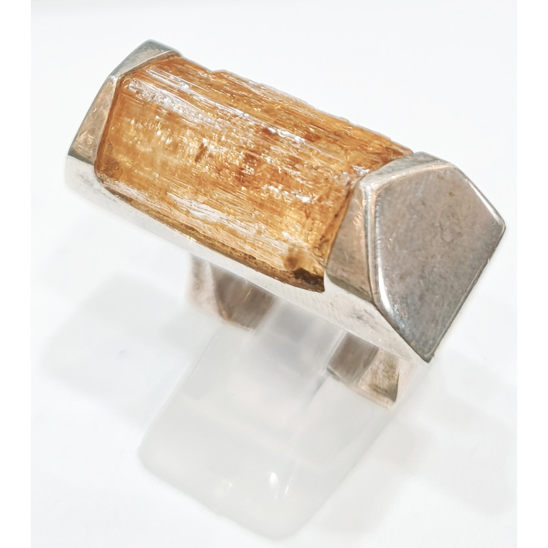 Bague Topaze impériale Argent 925 Taille 52