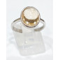 Bague Citrine Naturelle Argent 925 Taille 56