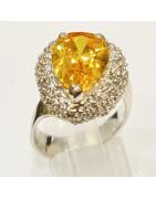 Bague Zirconium Argent 925 Taille 54