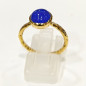 Bague Lapis-lazuli Plaquée or