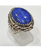 Bague Lapis-lazuli Argent 925 Taille 52