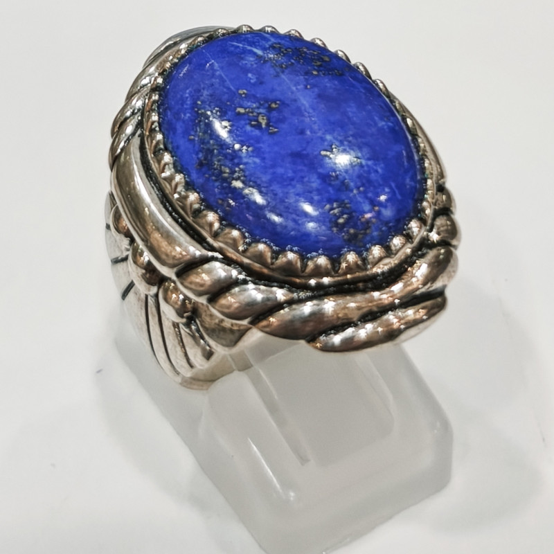 Bague Lapis-lazuli Argent 925 Taille 52
