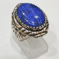 Bague Lapis-lazuli Argent 925 Taille 52
