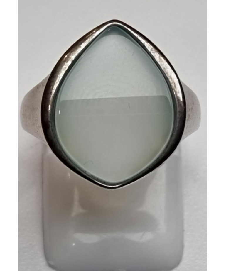 Bague Agate naturelle Argent 925 Taille 56