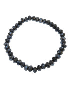 Bracelet Swarovski Noir Facetté
