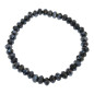 Bracelet Swarovski Noir Facetté