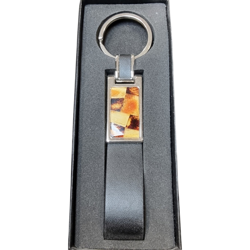 Porte-clés Ambre et Silicone