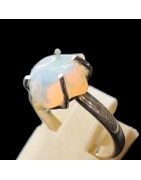 Bague Opale Argent 925 Taille 54
