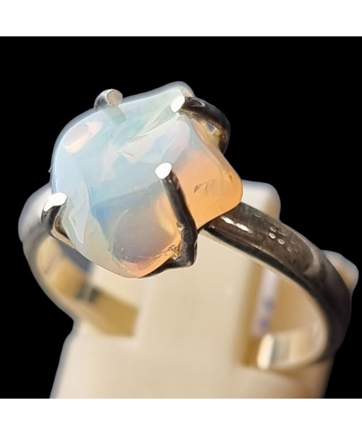 Bague Opale Argent 925 Taille 54