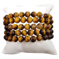 Bracelet Œil de Tigre Pierre Rondes