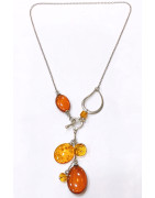 Collier Ambre Baltique Argent 925