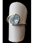 Bague Topaze bleue argent 925