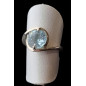 Bague Topaze bleue argent 925