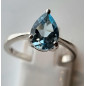 Bague Topaze bleue argent 925
